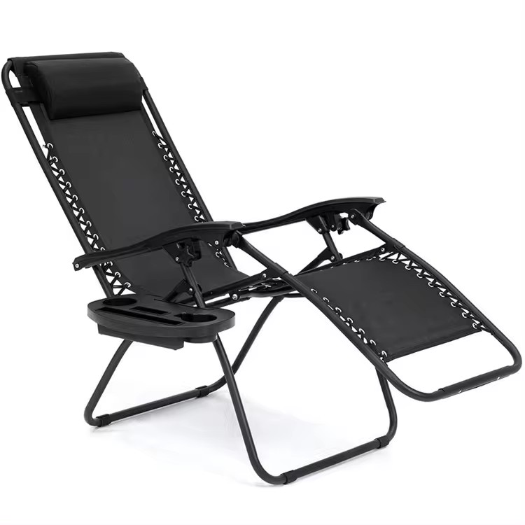 Outdoor Modern Beach Chairs Stainless Aluminium Adjustable Foldable Sun Beach Leisure Lazy Lounge Ch